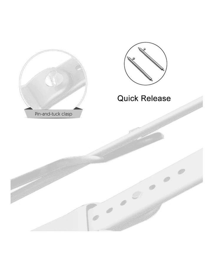 SOGA Smart Sport Watch Model B57C Compatible Wristband Replacement Bracelet Strap White image 6