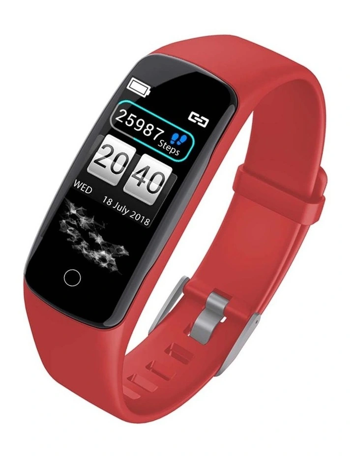 SOGA Red Fitness Tracker Watch image 1