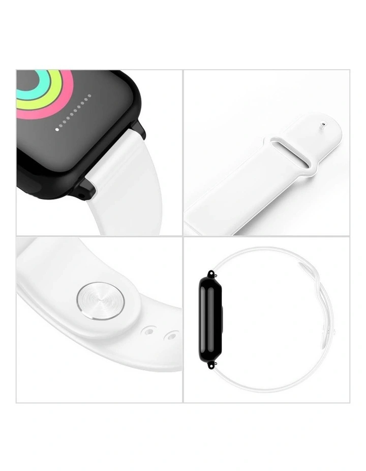 SOGA White Fitness Smartwatch image 2