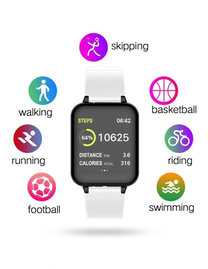 SOGA White Fitness Smartwatch image 4