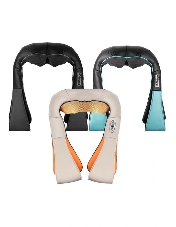 SOGA 3X Electric Kneading Back Neck Shoulder Massage Arm Body Massager Black/Blue/White image 1