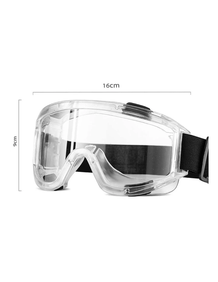 SOGA Clear Protective Eye Glasses Safety Windproof Lab Goggles Eyewear image 2