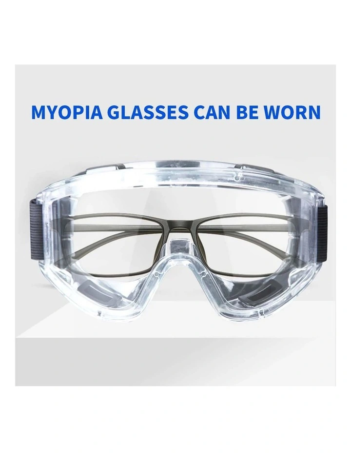 SOGA 2X Clear Protective Eye Glasses Safety Windproof Lab Goggles Eyewear image 4
