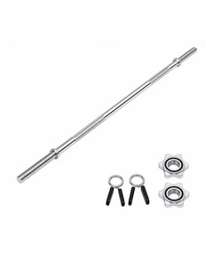 Levede 140cm Weight Lifting Bar Standard Barbell Home Gym Fitness Steel 480LB