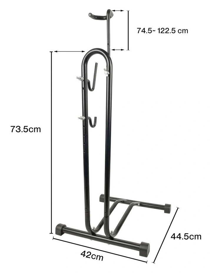 Monvelo Bicycle Rack Stand Floor Parking 3-in-1 Upright Bike Storage Indoor image 3