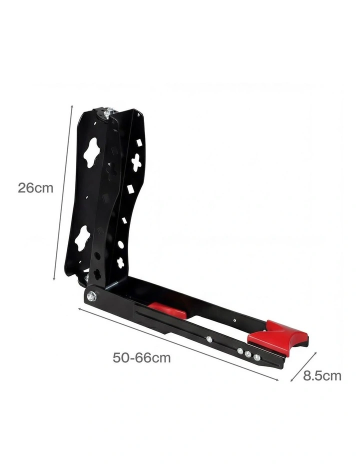 Monvelo Bicycle Wall Mount Foldable Adjustable Swivel Bike Storage Rack 30kg Max image 3