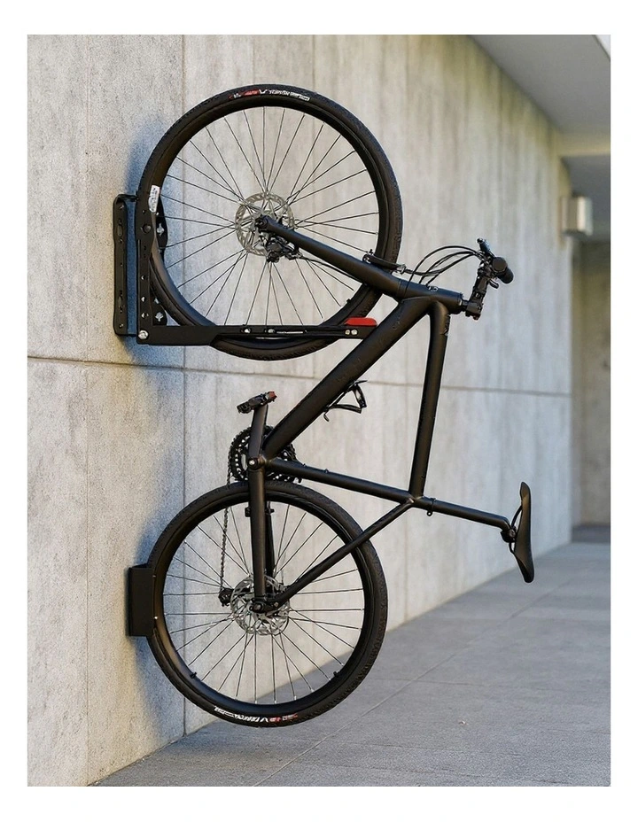 Monvelo Bicycle Wall Mount Foldable Adjustable Swivel Bike Storage Rack 30kg Max image 7
