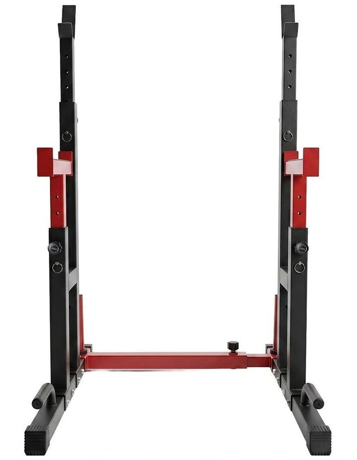 Centra Adjustable Squat Rack Barbell Stand Press Dip Station Home Gym 250KG image 2