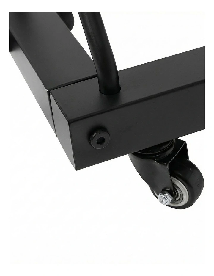 Centra Horizontal Bumper Plate Rack with Wheels Barbell Weight Storage Holder image 6