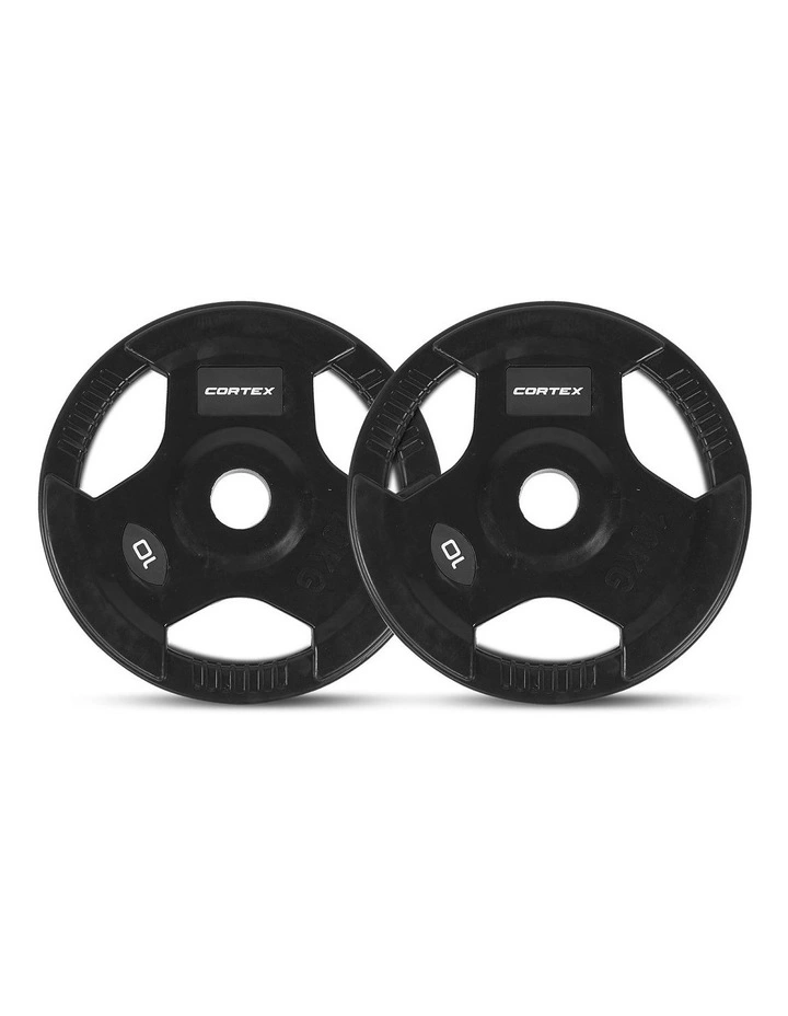 LSG GRK200 with FID Bench, 90kg Olympic Weights - Barbell and Rubber Tri-Grip Plates image 5