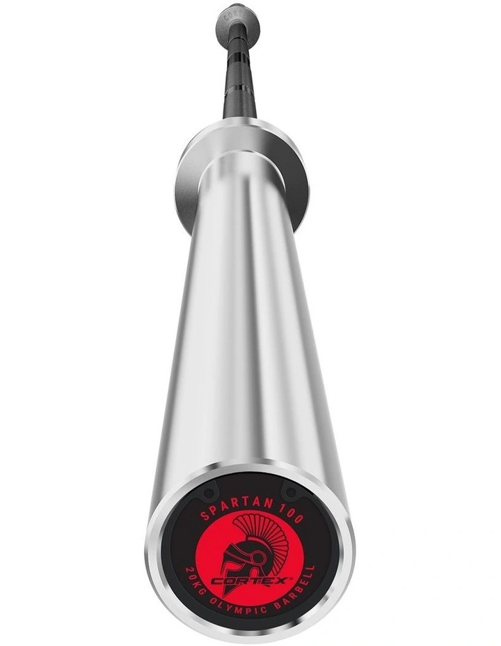 CORTEX SPARTAN100 7ft 20kg Olympic Barbell (Black Oxide) with Lockjaw Collars image 2