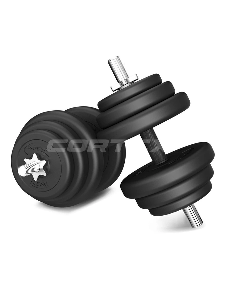 CORTEX 40kg EnduraCast Dumbbell Weight Set image 1