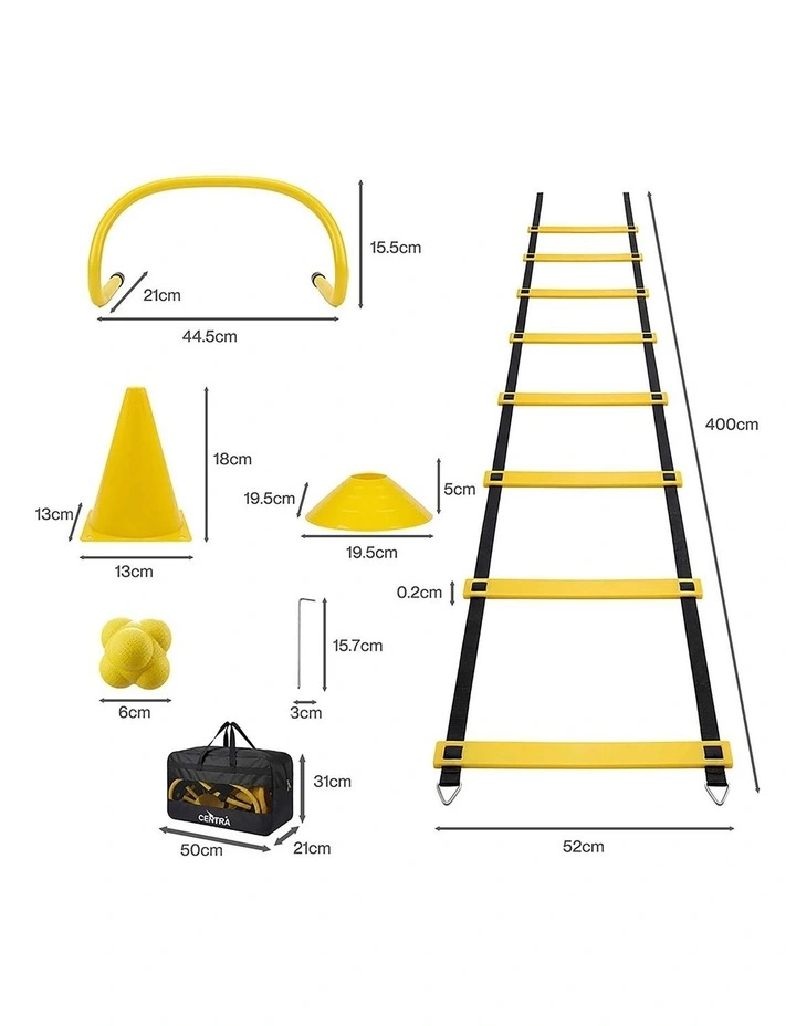Centra 39Pcs Speed Agility Training Set Soccer Training Equipment Agility Ladder image 3