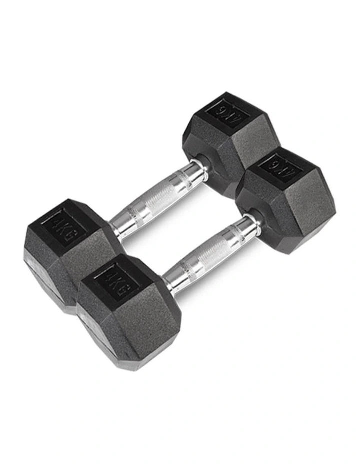 CORTEX 56kg Hex Fixed Dumbbell Set (4, 6, 8, 10kg Pairs) image 2