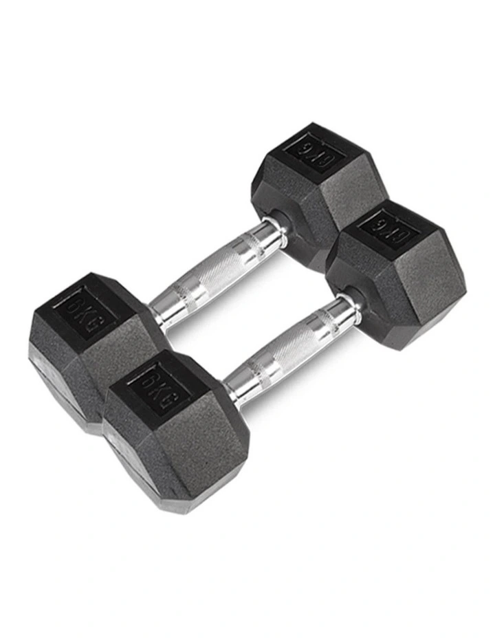 CORTEX 56kg Hex Fixed Dumbbell Set (4, 6, 8, 10kg Pairs) image 3
