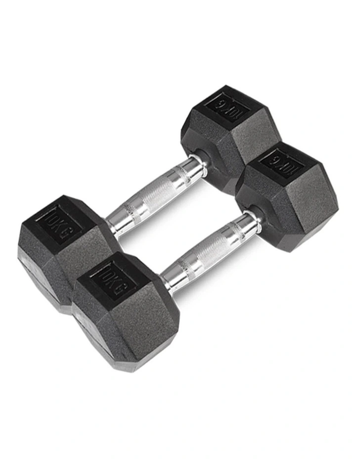 CORTEX 56kg Hex Fixed Dumbbell Set (4, 6, 8, 10kg Pairs) image 5