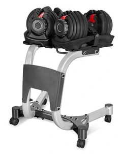 LSG 52.5lbs Adjustable Dumbbell Pair with Stand
