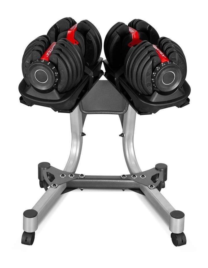 LSG 52.5lbs Adjustable Dumbbell Pair with Stand image 2