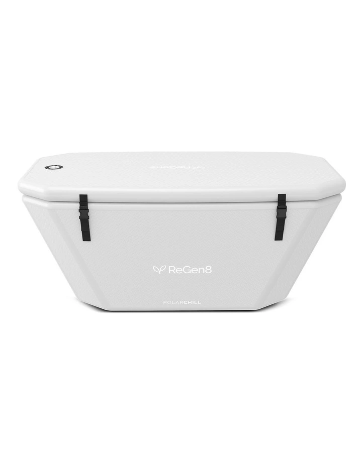 ReGen8 370L PolarChill Cold Plunge Ice Bath with T2S Chiller Unit (White) image 2