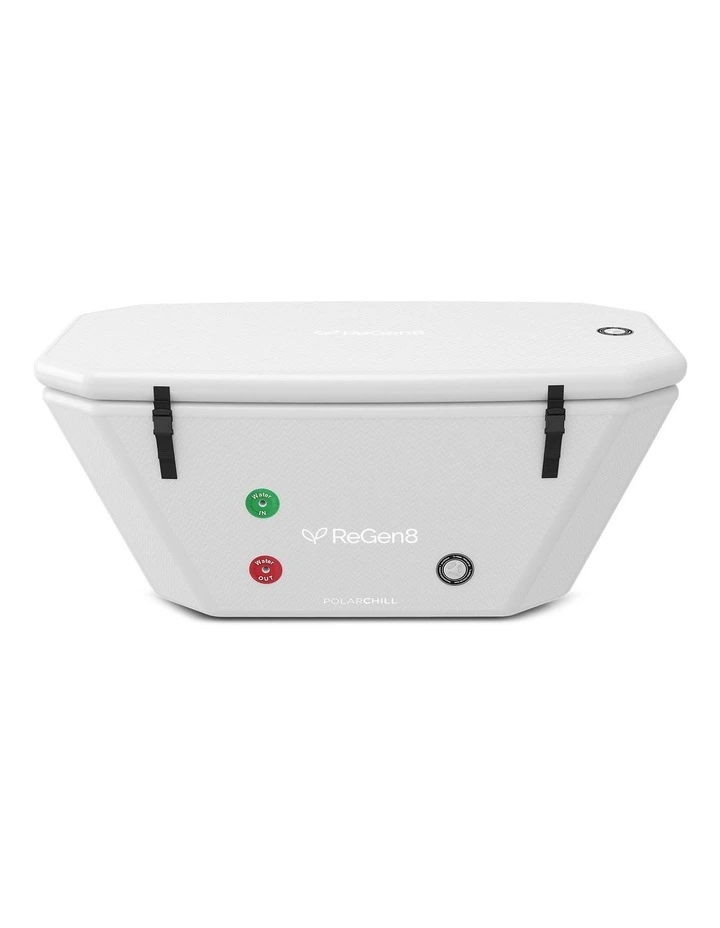 ReGen8 370L PolarChill Cold Plunge Ice Bath with T2S Chiller Unit (White) image 3