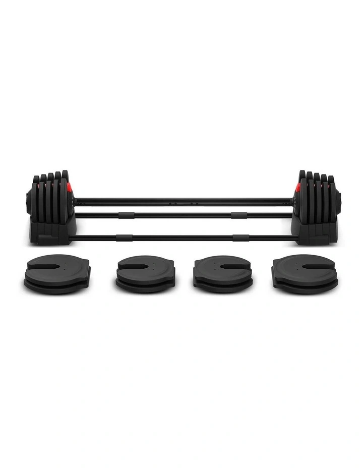 CORTEX Revolock V2 80kg Pair Set Adjustable Steel Dumbbell Barbell All-in-One image 3