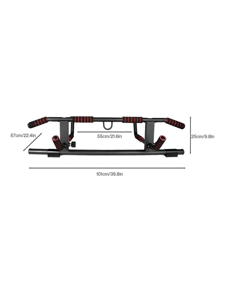 Centra Pull Up Chin Up Bar Doorway Multi Grip Home Gym Workout Fitness Portable image 3