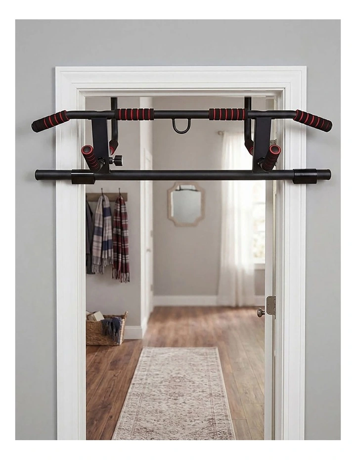 Centra Pull Up Chin Up Bar Doorway Multi Grip Home Gym Workout Fitness Portable image 7