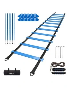 Centra Soccer Agility Training Poles Set Includes 6 Agility Poles Agility Ladder