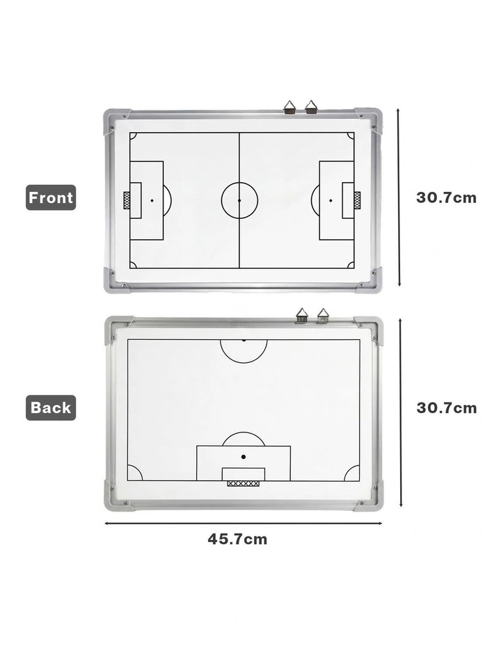 Centra Soccer Coaching Board Tactic Clipboard Dual-sided Coach Training Magnetic image 3