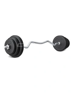 CORTEX 40kg EnduraCast Curl Bar Weight Set
