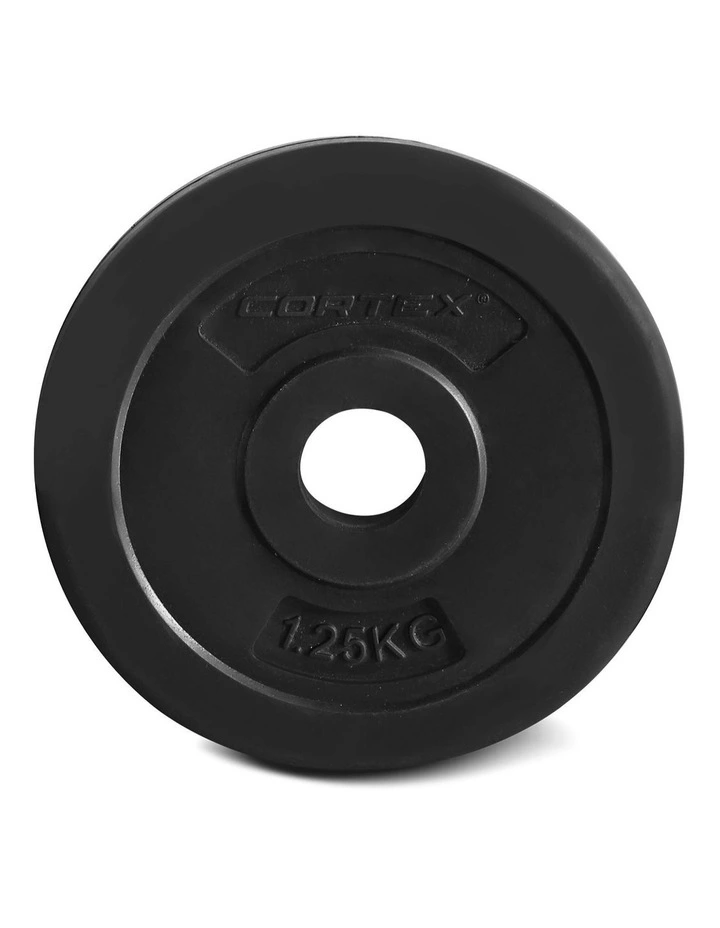 CORTEX 1.25kg EnduraShell Standard Weight Plates 25mm (Set of 4) image 2