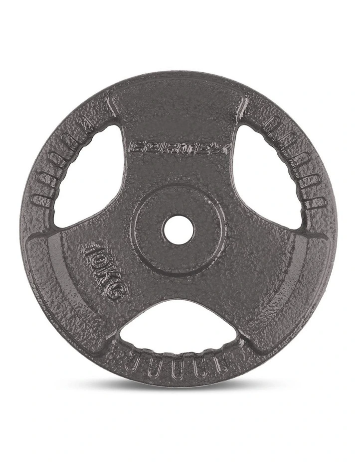 CORTEX 10kg Tri-Grip Standard Plates 25mm (Pair) image 2