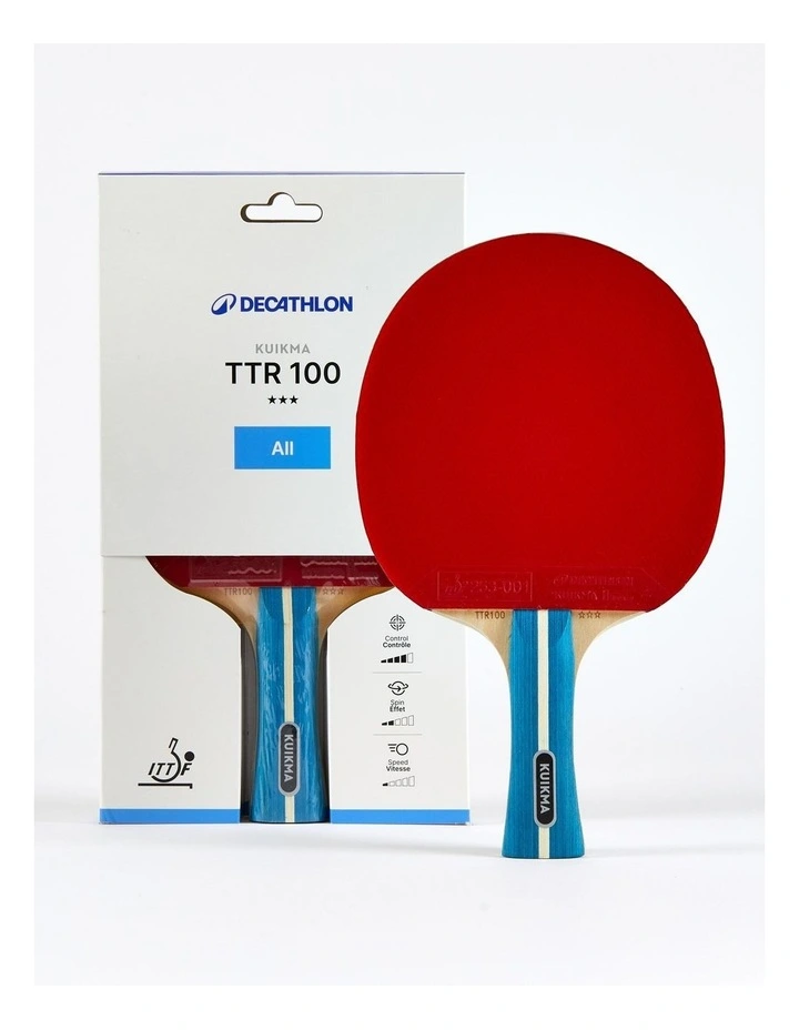 Decathlon - Table Tennis Bat TTR 100 Versatile 3* ITTF School image 6