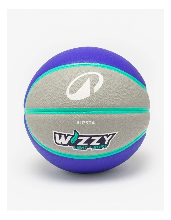 Decathlon | Tarmak Size 5 Basketball Wizzy K900 - Grey/purple image 1