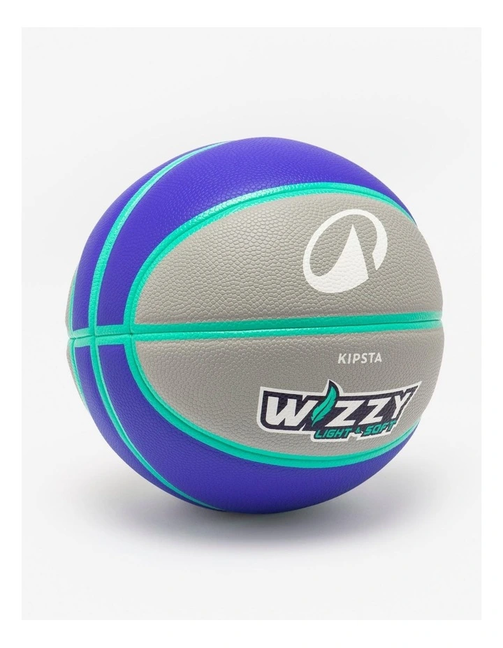 Decathlon | Tarmak Size 5 Basketball Wizzy K900 - Grey/purple image 2