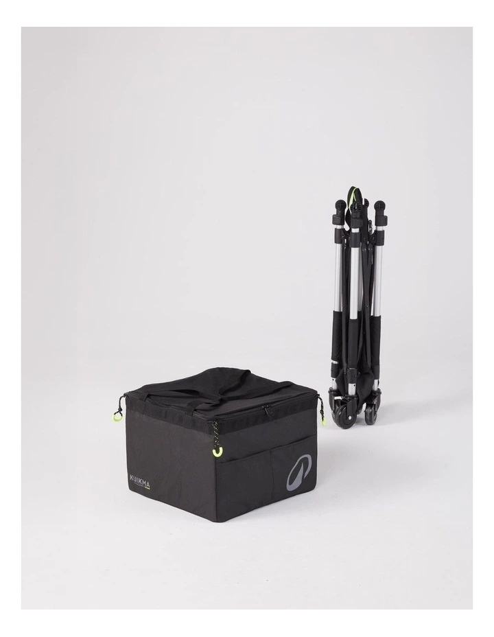 Decathlon | Adjustable Rolling Tennis and Padel Ball Cart - Black image 2