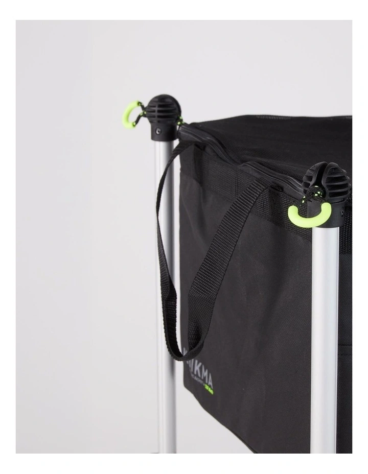 Decathlon | Adjustable Rolling Tennis and Padel Ball Cart - Black image 3