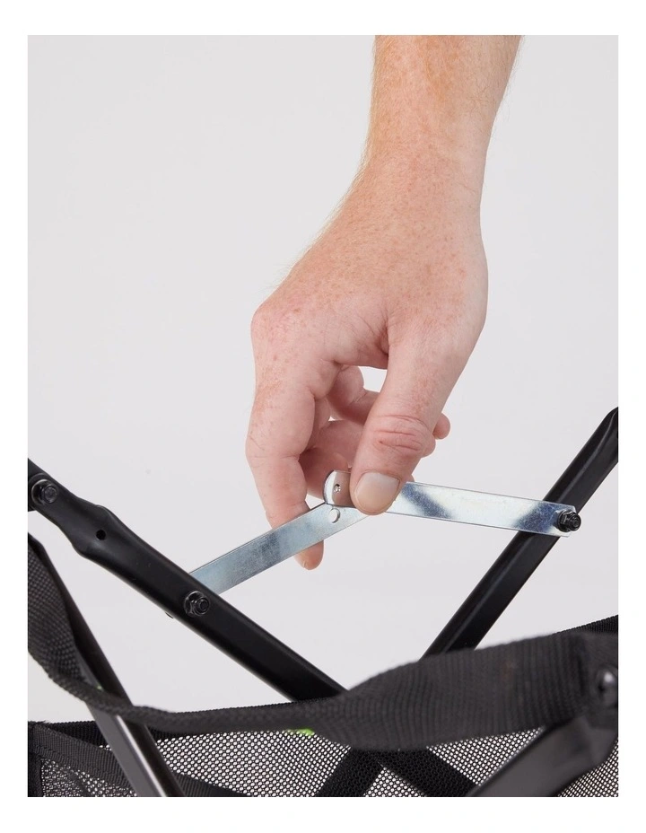 Decathlon | Adjustable Rolling Tennis and Padel Ball Cart - Black image 5
