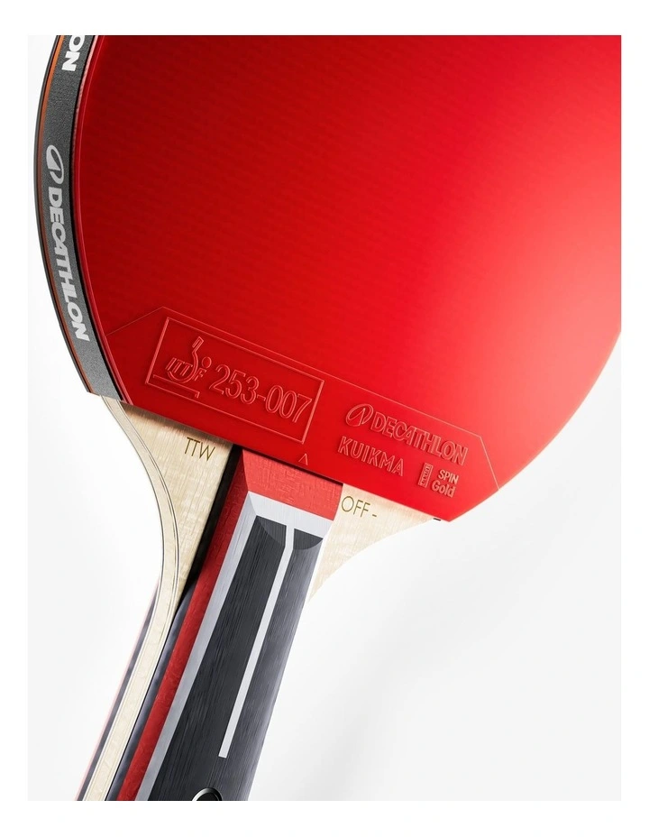 Decathlon | Table Tennis ITTF Club Bat TTR 930 Spin H-Carbon 7* image 2