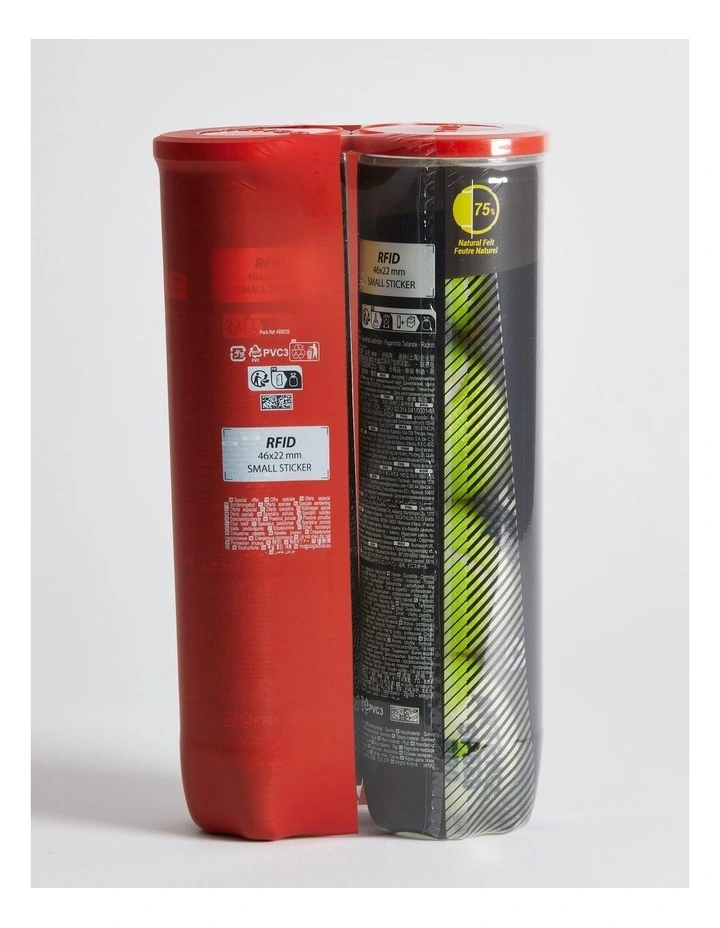Decathlon | Tennis Ball TB930 Speed 4-Pack - Yellow image 2