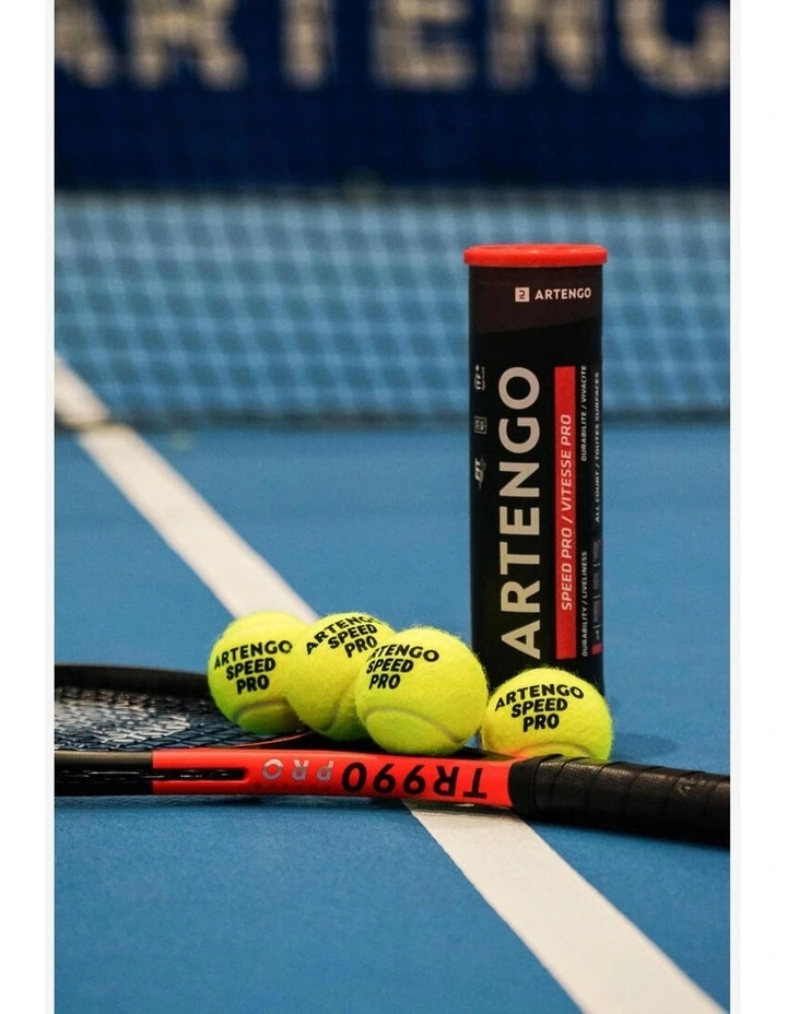 Decathlon | Tennis Ball TB930 Speed 4-Pack - Yellow image 5