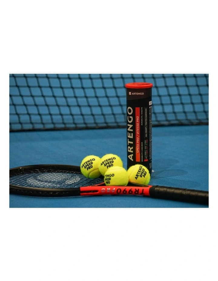 Decathlon | Tennis Ball TB930 Speed 4-Pack - Yellow image 6