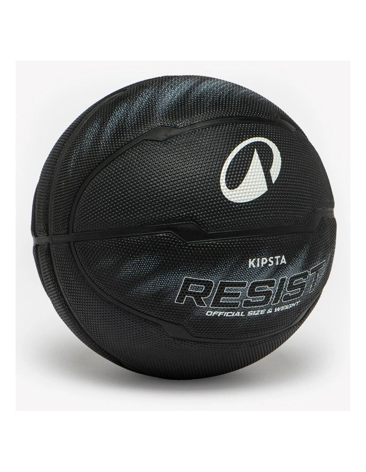 Decathlon | Size 7 Basketball Resist R500 - Black image 2