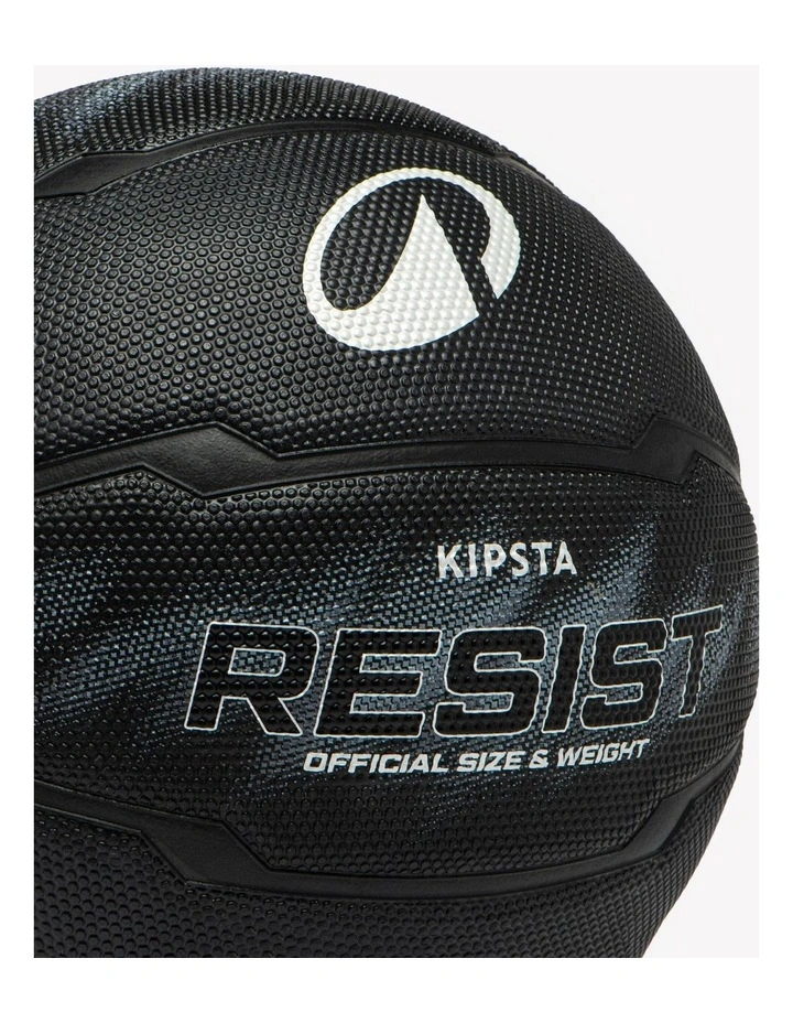 Decathlon | Size 7 Basketball Resist R500 - Black image 3
