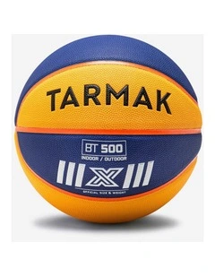 Decathlon | 3X3 Basketball Size 6 Control Game BT500 - Yellow/Blue