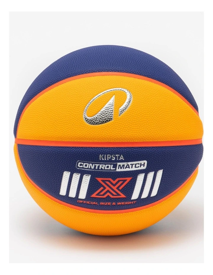 Decathlon | 3X3 Basketball Size 6 Control Game BT500 - Yellow/Blue image 6