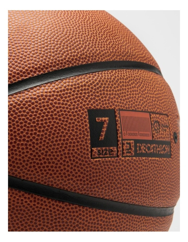 Decathlon | Size 7 Basketball Control Club BT100 - Brown image 5