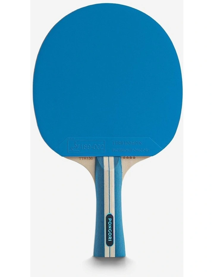Decathlon | Set of 2 Bats TTR 130 Spin 4* ITTF School/Club Balls - Purple/Blue image 4