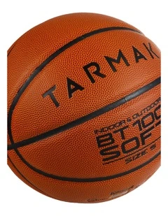 Decathlon | BT100 Kids' Size 5 Beginner Basketball, Under Age 10 - Orange
