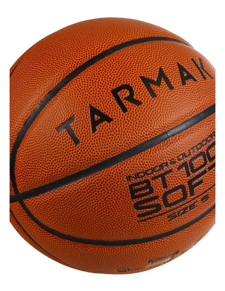 Decathlon | BT100 Kids' Size 5 Beginner Basketball, Under Age 10 - Orange image 1